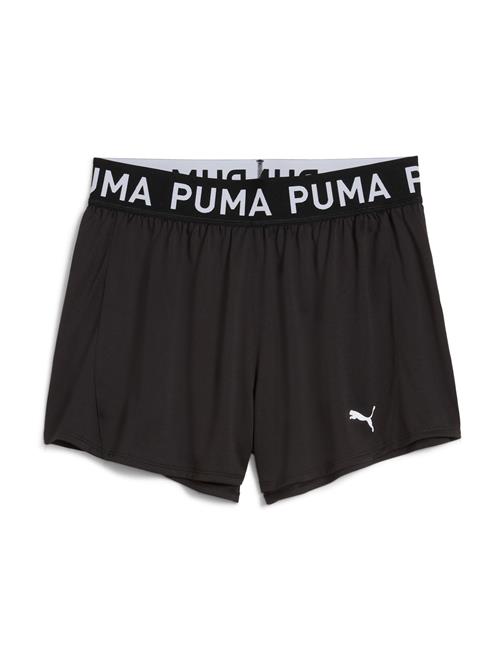 PUMA Sportsbukser 'STRONG'  lysegrå / sort