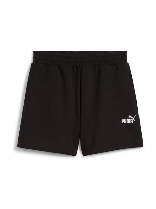 PUMA Bukser 'ESS No. 1'  sort / hvid