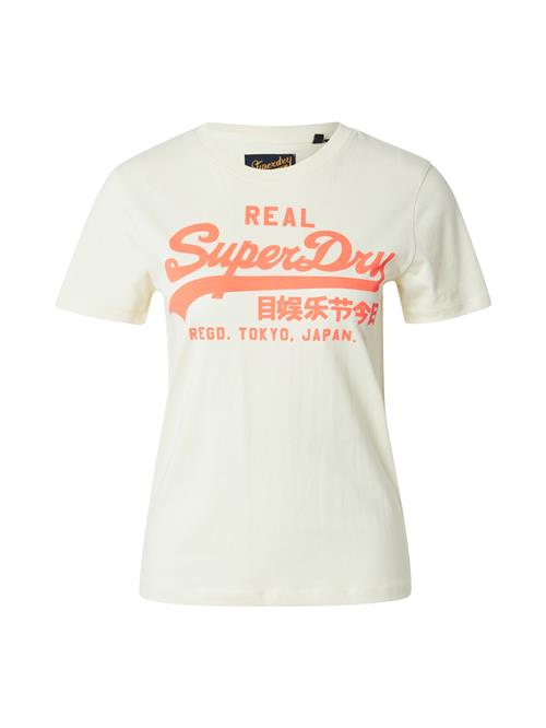 Superdry Shirts  creme / mørkeorange