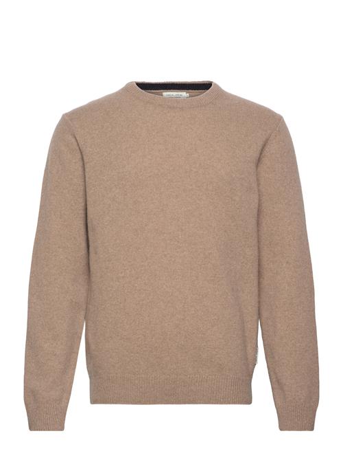 Se Cfkarl Lambswool Crew Neck Kni Casual Friday Beige ved Booztlet