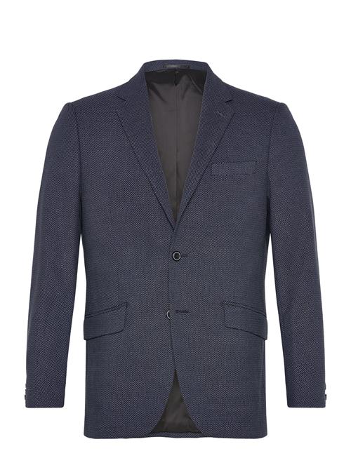 Dobby Stretch Blazerdobby Stretch Blazer Lindbergh Black Navy