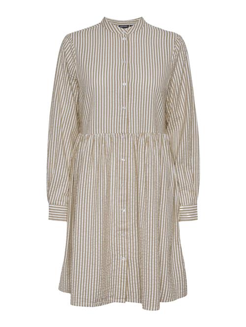 PIECES Blusekjole 'Sally'  beige / offwhite