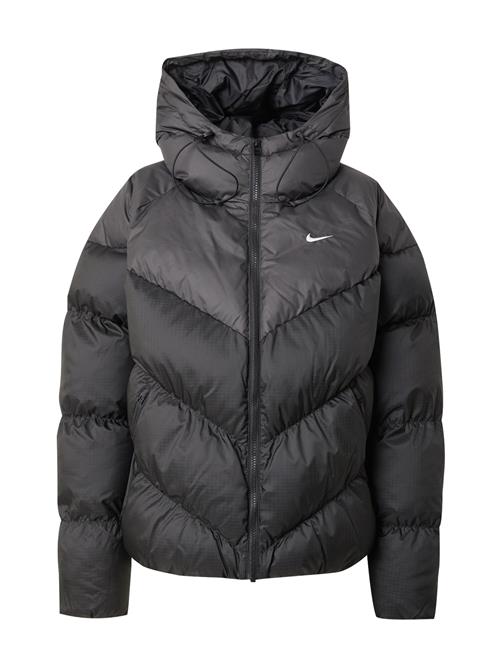 Nike Sportswear Overgangsjakke  mørkegrå / sort / hvid