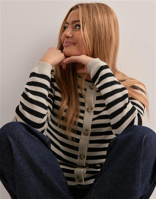 OBJECT - Beige - Objester Sli L/S Knit Cardigan Noos
