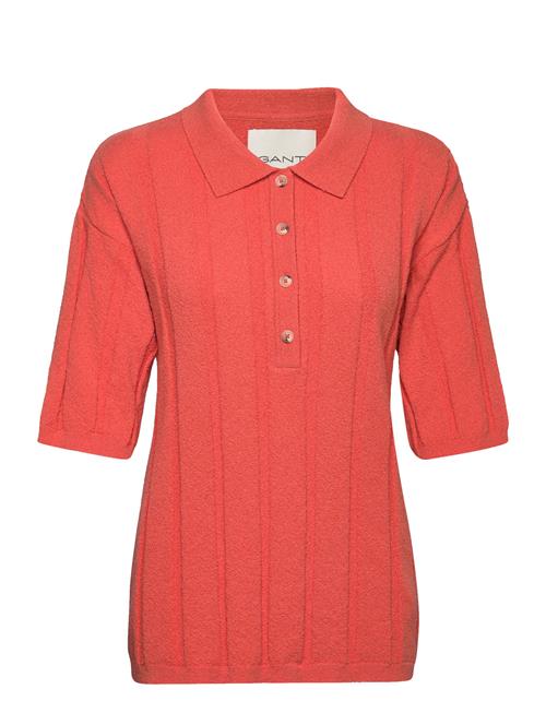 Se Terry Rib Polo GANT Orange ved Booztlet