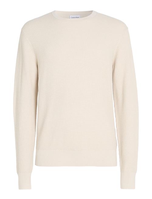 Waffle Structure Sweater Calvin Klein Beige