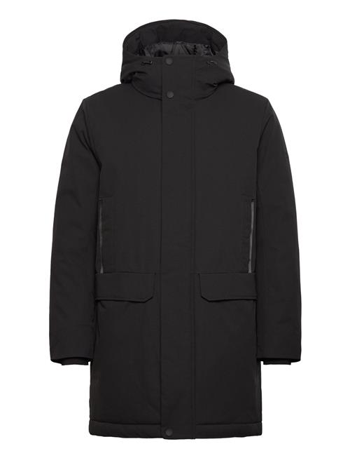 Tech Hooded Parka Tom Tailor Black