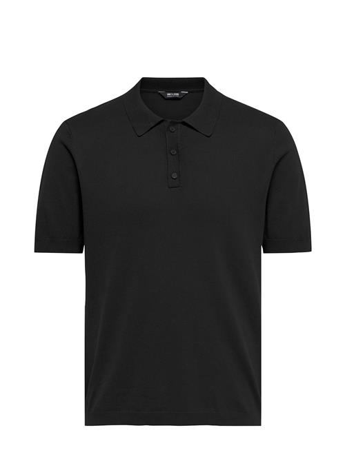 Onswyler Life Ss Polo Knit ONLY & SONS Black