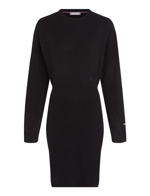 Smd Wool Cash Waisted Dress Tommy Hilfiger Black