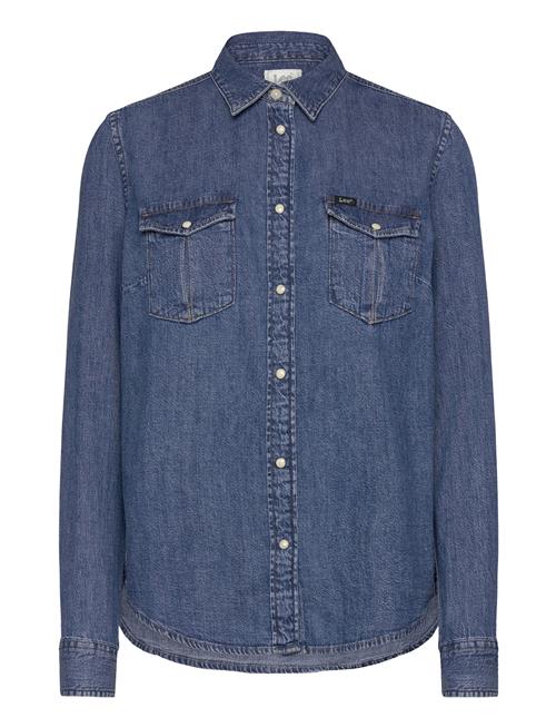 Regular Western Shirt Lee Jeans Blue