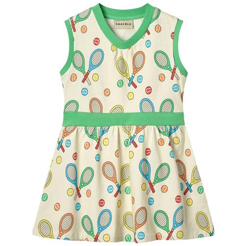 Småfolk Dress With Rackets Marshmallow Rackets Kjole Marshmallow |  | 7-8 years