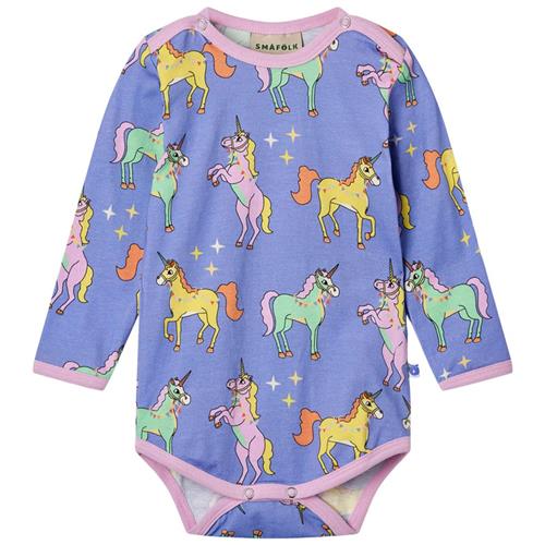 Småfolk Unicorns Baby Body Purple Delight | Lilla | 80 cm