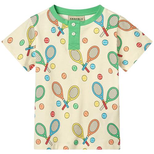 Småfolk T-Shirt With Rackets Marshmallow Rackets T-shirt Marshmallow |  | 2-3 years