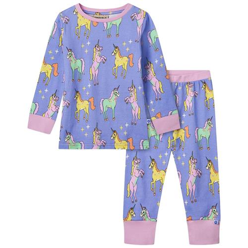 Småfolk Unicorns Pyjamas Purple Delight 2-3 Y  Lilla  2-3 år  kvinde