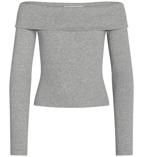 Grunt Bluse - Cropped - GrTavi - GrÃ¥meleret