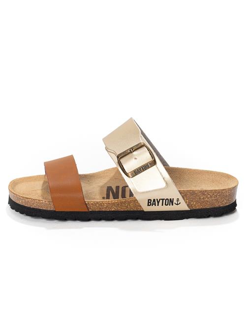 Bayton Pantoletter 'Valence'  brun / guld