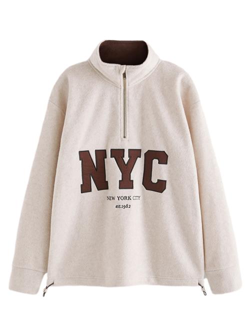 Se Next Sweatshirt  ecru / brun ved About You