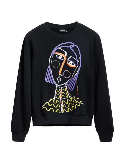 Se Desigual Sweatshirt  blandingsfarvet / sort ved About You