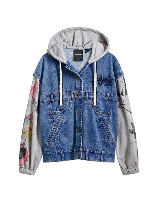 Desigual Overgangsjakke  blue denim / grå / blandingsfarvet