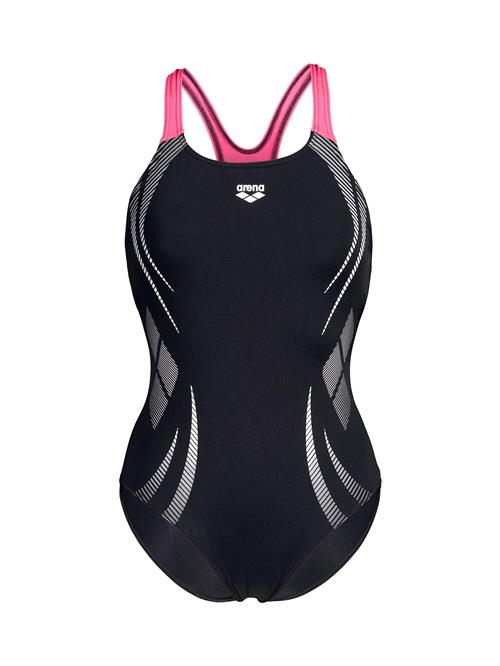ARENA Sportsbadedragt 'Poseidonia'  pink / sort / hvid