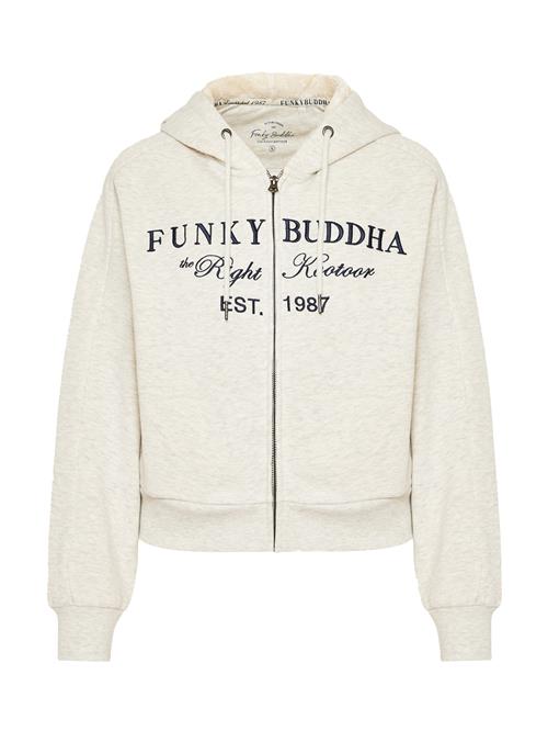 Funky Buddha Sweatjakke  greige / sort