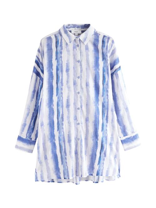 Next Bluse  blå / offwhite