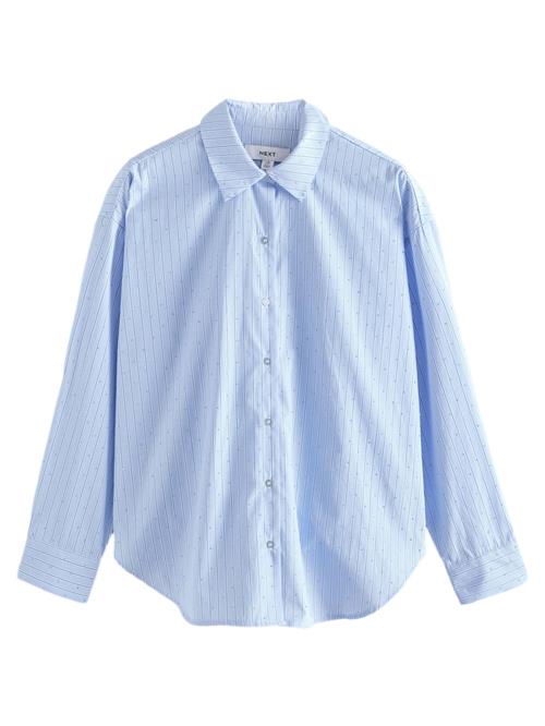 Next Bluse  navy / lyseblå / hvid