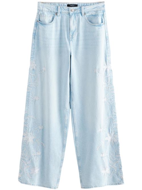 Next Jeans  pastelblå / hvid