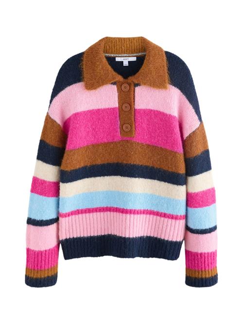 Se Next Pullover  navy / lyseblå / brun / pink / lys pink / hvid ved About You