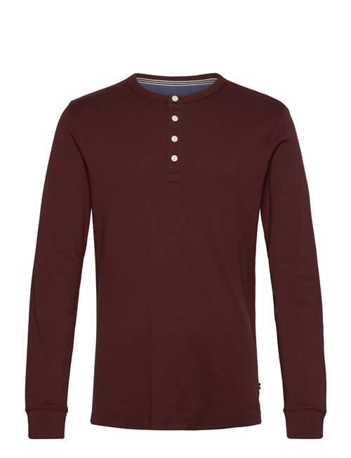 Solid Gradad W Contrast Fabric L/S Lindbergh Burgundy