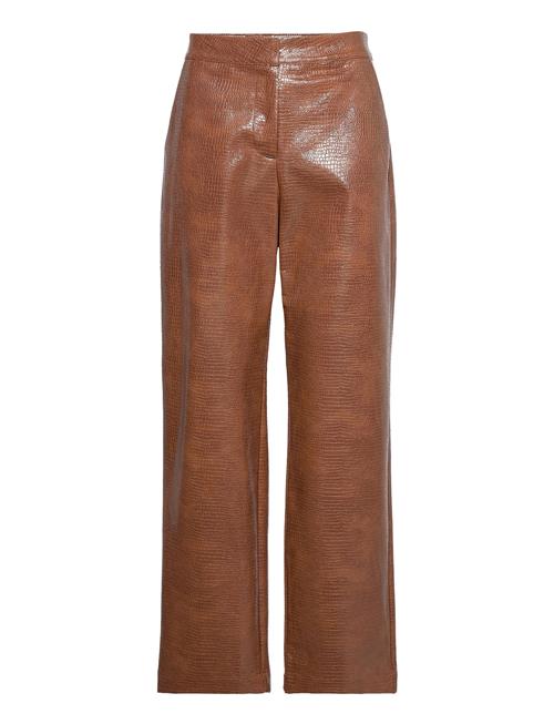 Gelika Snake Pant A-View Brown