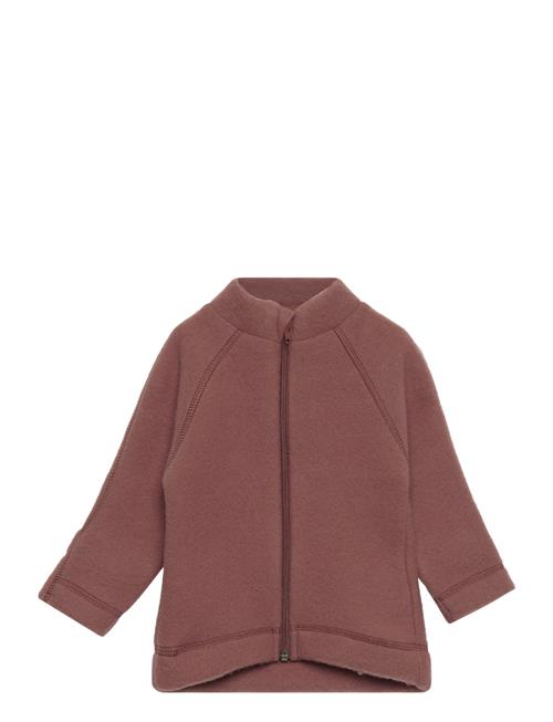 Se Wool Baby Jacket Mikk-line Purple ved Booztlet