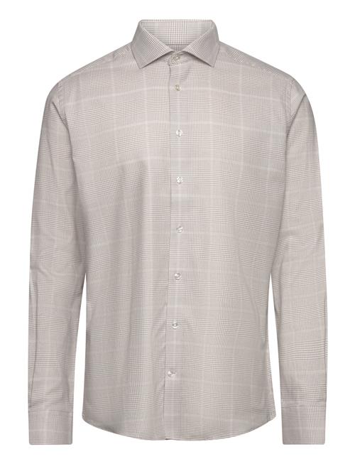 Bs Polamalu Modern Fit Shirt Bruun & Stengade Beige