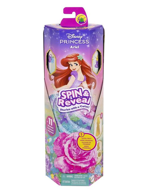 Disney Princess Spin & Reveal Ariel Doll Disney Princess Patterned