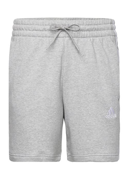 Essentials French Terry 3-Stripes Shorts Adidas Sportswear Grey