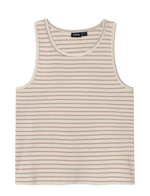 Se Nlfhinaja Crop Tank Top LMTD Beige ved Booztlet