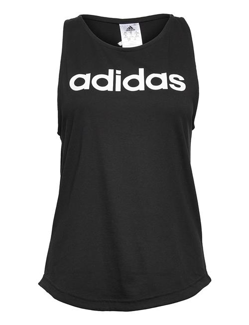 Se Essentials Loose Logo Tank Top Adidas Sportswear Black ved Booztlet