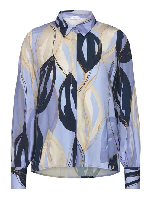 Civita Printed Longsleeve Blouse Tamaris Apparel Blue