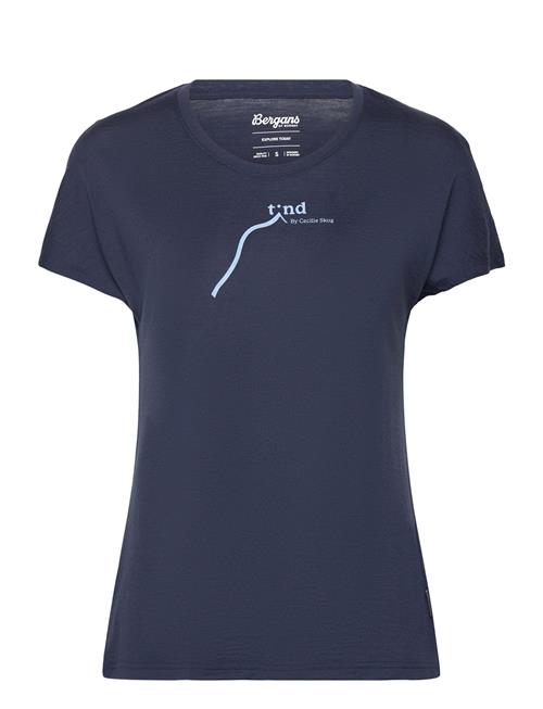 Tind Altitude Merino Tee Women Bergans Navy