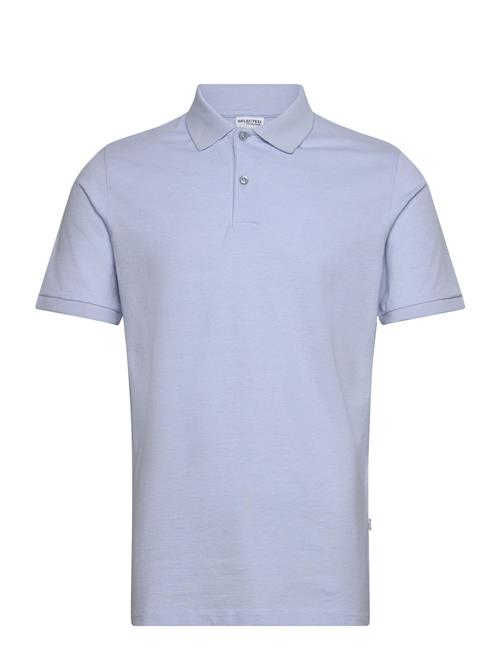 Slhslim-Atlas Ss Polo Selected Blue