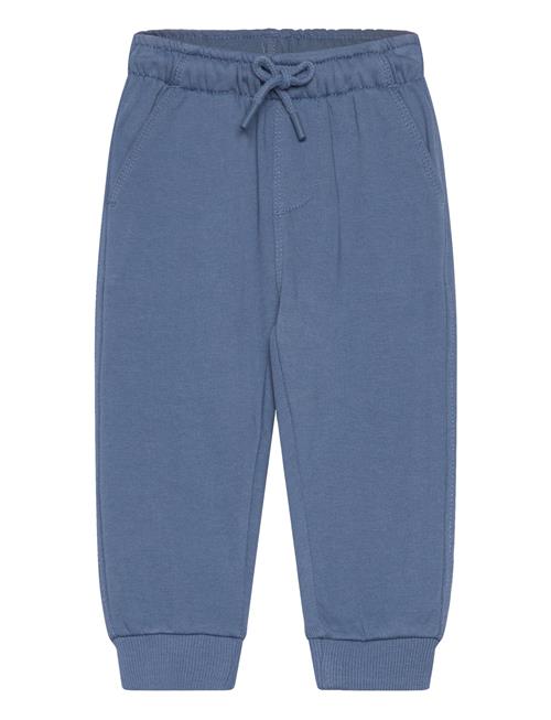 Cotton Jogger-Style Trousers Mango Blue