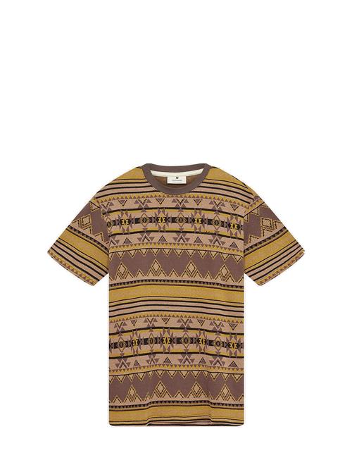 Akkikki Jacquard Tee Anerkjendt Brown