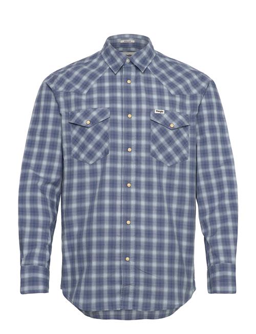 Western Shirt Wrangler Blue