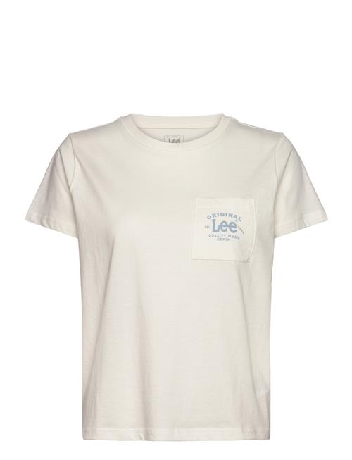 Logo Pocket Tee Lee Jeans White