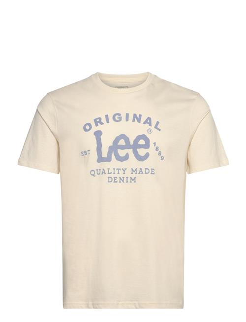 Big Logo Tee Lee Jeans Cream