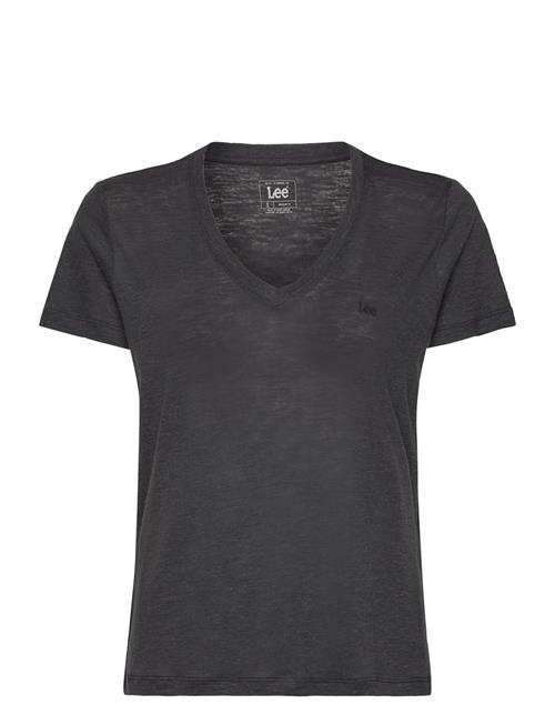 V Neck Tee Lee Jeans Black