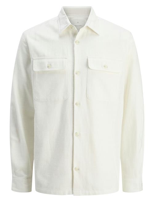 Jack & Jones Jprccraymond Spring Solid Overshirt Sn Jack & J S White