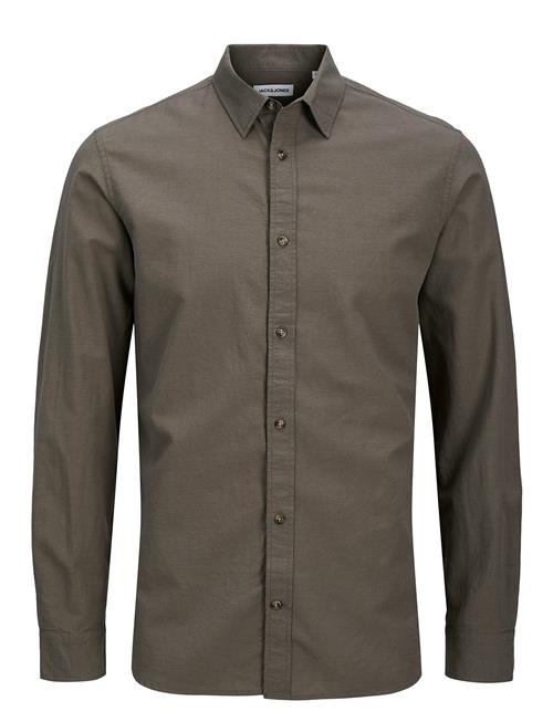 Jack & Jones Jjesummer Shirt Ls Sn Jack & J S Brown