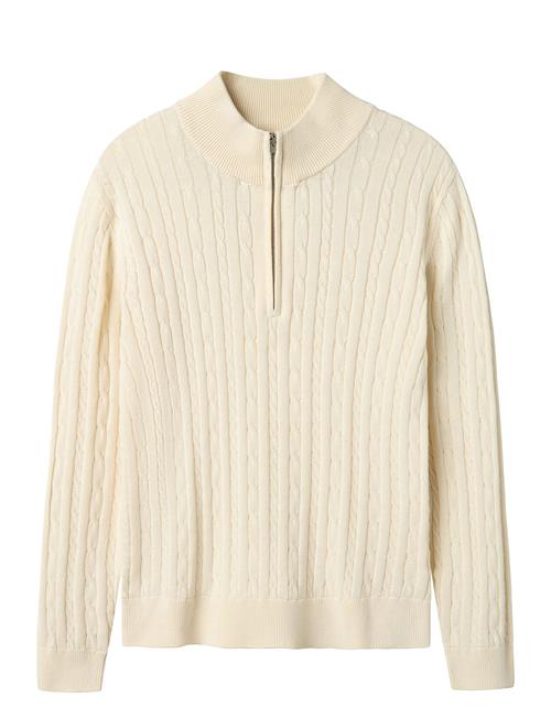 Nlmhabel Ls Half Zip S Knit LMTD Cream