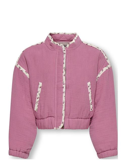 Kmgthyra Life Piping Detail Jacket Otw Kids Only Pink